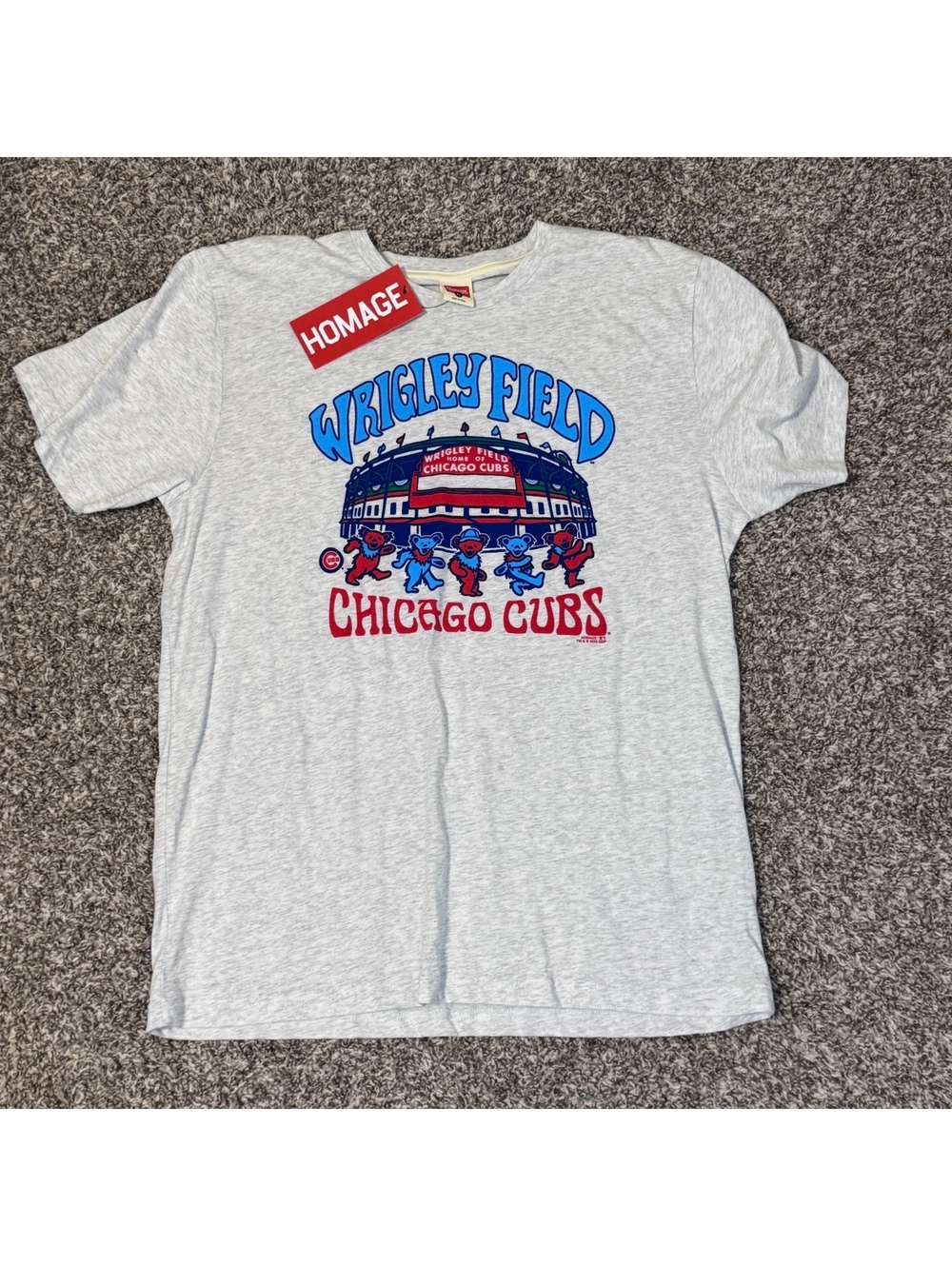 Homage Chicago Cubs Wrigley Field Grateful Dead XL
